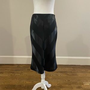 The Limited black chevron skirt